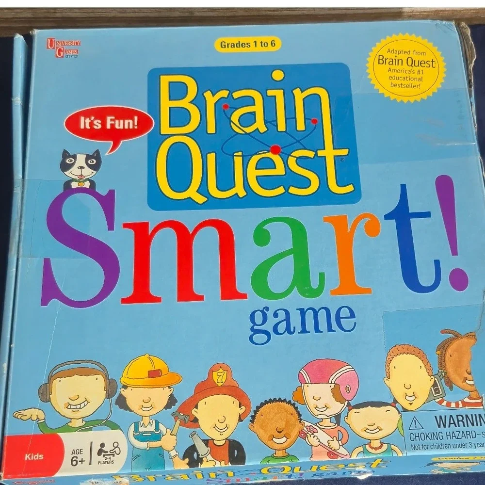 Brain Quest Smart‎ Game University Games Grades 1-6 Educational Trivia 01712